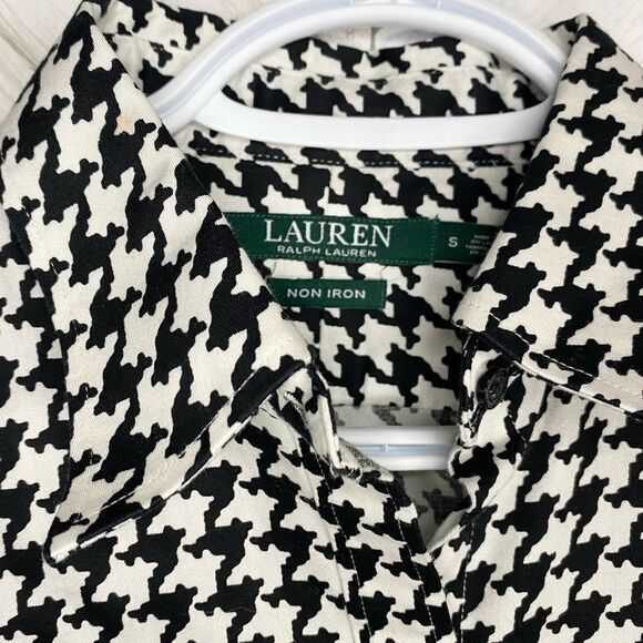 Ralph Lauren houndstooth button down shirt - Picture 3 of 6